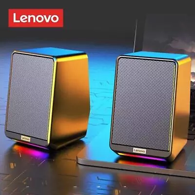 Wired Desktop Speakers USB Stereo Surround Music RGB Gaming Sound Loudspeakers • $32.49