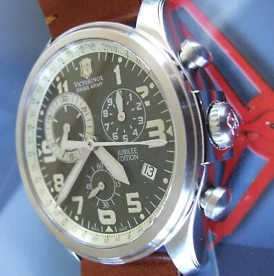 Ultra Rare Swiss Army Infantry Vintage Jubilee Limited Edition Chronograph~125yr • $888