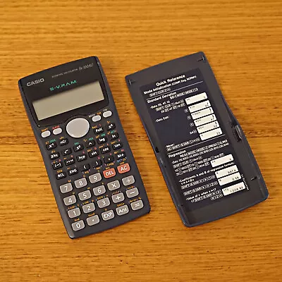 CASIO Fx-100AU Scientific Calculator With Sliding Cover Tested & Working • $20