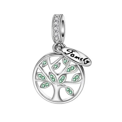 $26.99 • Buy SOLID Sterling Silver Hanging Family Tree Of Life Charm By Unique Designs