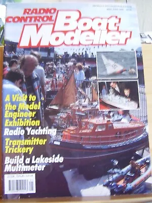 Model Boat Magazine Radio Control Boat Modeller May / June 1990 Graham Bantock • £6