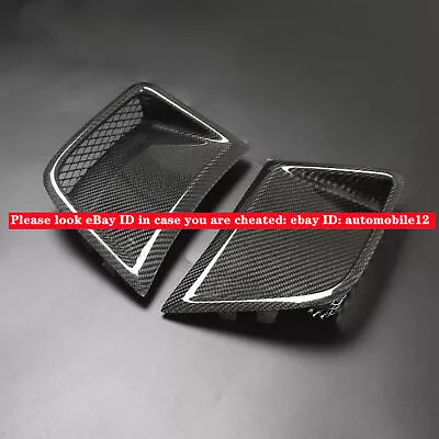 $59.60 • Buy Carbon Fiber Front Bumper Air Duct Vent For Subaru STI WRX GRB Wagon 10th 08-14