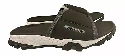 Timberland Sandals Men's Size 10 GARRISON TRAIL SLIDE BLACK NEW • $54.88