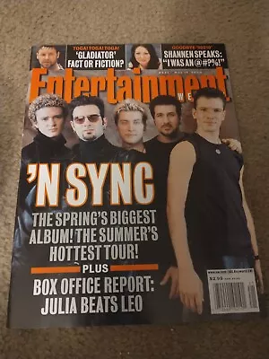 ENTERTAINMENT WEEKLY Magazine  May 19 2000 -NSYNC Cover- No Label • $14