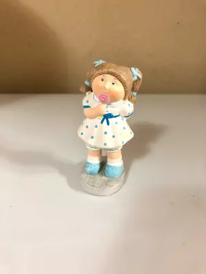 Cabbage Patch Kid Figurine 1984 Pigtail Girl W Lollipop Extra Special Thoughts  • $6.99