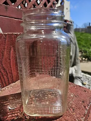 Vintage BALL Embossed Square Quart Canning Jar • $0.99