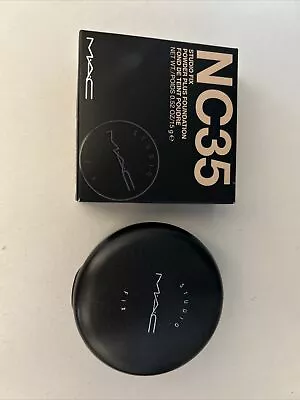 New MAC Studio Fix Pressed Powder Plus Foundation-#NC 35 - 0.52oz-15g. BNIB • $24.99