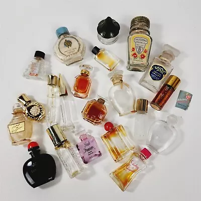 21 Vintage Mini Perfume Bottles Rochas Yardley Paton Suzanne Colgate Display • $49.95