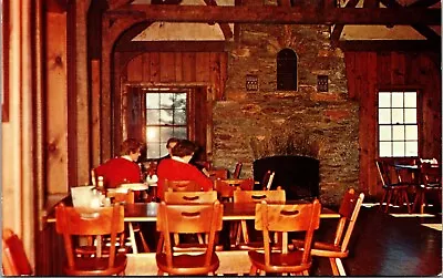 Vtg Mt Greylock Massachusetts MA Dining Room At Bascom Lodge 1950s Postcard • $5.99