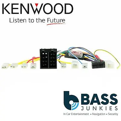 Kenwood KVT-827DVD  Car Radio Stereo 16 Pin Wiring Harness Loom ISO Lead Adaptor • £29.95