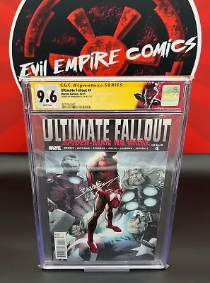 Ultimate Fallout #4 (2011) 1st Print Cgc 9.6 (1st Miles) Signed By Mark Bagley🕷 • £602.62