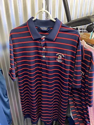 Polo Ralph Lauren Golf 2018 US Open Shinnecock Hills Shirt Striped Mens Large • $15.99