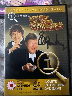 Signed Stephen Fry QI Game DVD • £9