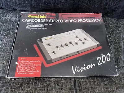 CamLink Vision 200 Camcorder Stereo Video Processor Editer Boxed Unused  • £27
