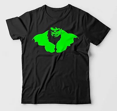 Incredible Hulk Tshirt Avengers Gym Weight Training Marvel Hulk Smash Mens Black • £9.99