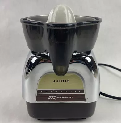 SCM Proctor Silex Juicit Vintage Automatic Citrus Juicer - J111C - Made In USA • $39.95