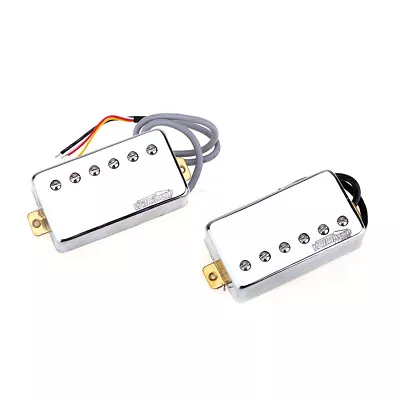 Wilkinson Chrome Vintage Tone Alnico 5 PAF Humbucker Pickup For Les Paul Guitar • $46.52