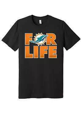 Miami Dolphins 4 Life Logo Shirt  Youth M - Adult 6XL!!! Fast Ship! • $13.99