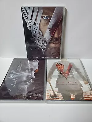 VIKINGS TV Series SEASONS 1-3 - DVD Set - 9 DVDs - Exc Condition • $17.99