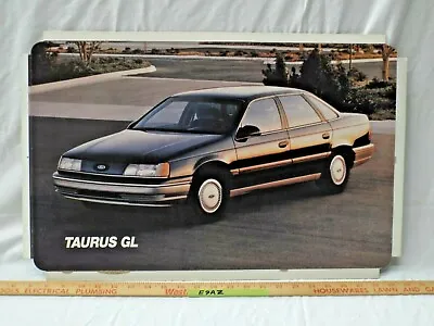 Dealer Showroom Sign/Promo Poster 1989 Ford Taurus GL 89 Car Dealership Picture • $199.99