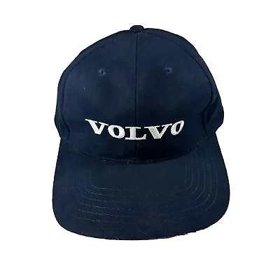 VOLVO Baseball Hat Navy Blue Strapback Cap Drive Smart - Tc Brand • $18.50