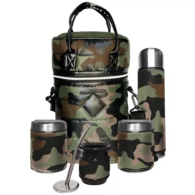 027CM New Set Yerba Mate Kit Containers Gourd(Cup) Bombilla(Straw) Thermos Bag • $74.90