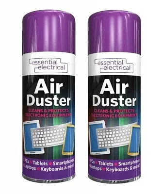 £5.99 • Buy Air Duster Spray Compressed Aerosol Can Cleans Protects Mobile Keyboard 400ml