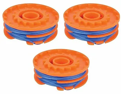 3 X ALM Trimmer Spool & Line WX100 For Qualcast GT25 350w GT30 450w Strimmers • £9.79