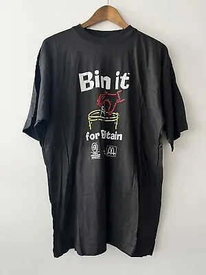 McDonald’s Vintage Bin It For Britain Tour T Shirt 1993 1990s  • £20