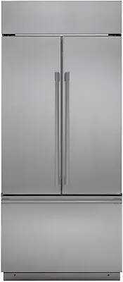 GE Monogram ZIPS360NNSS 36  Stainless Steel Built-In French Door Refrigerator • $6399.99