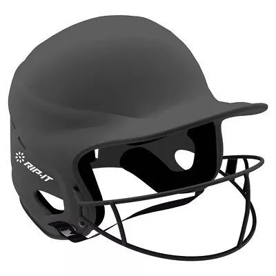 Rip-it Visx-m Vision Pro Matte Softball Helmet W/ Mask Charcoal • $57.97