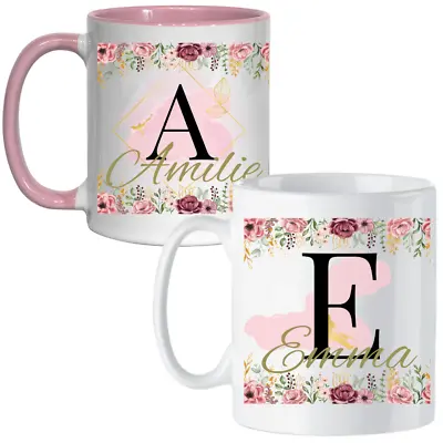 Personalised Name Mug Custom Coffee Cup Gift Friend Him Her Birthday Christmas • £7.95