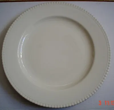 Un Named Very Large Cream Coloured Round Charger Platter Plate • £12.99