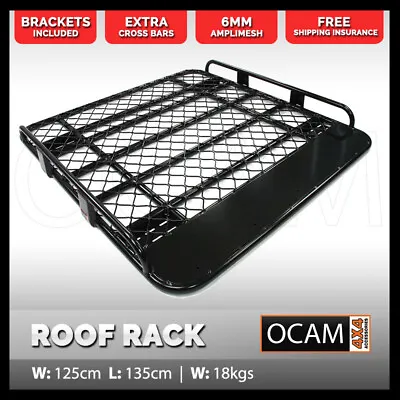 OCAM Aluminium Tradesman Roof Rack For Nissan Navara D40 Dual Cab Alloy • $549