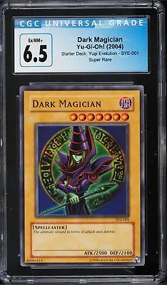 CGC 6.5 EX-MT 2004 Yu-Gi-Oh! Starter Deck Yugi Evolution Dark Magician #SYE-001 • $75