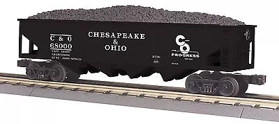 MTH Railking O C&O Chesapeake & Ohio Hopper Car W' Operating Coal Load 30-79426 • $53