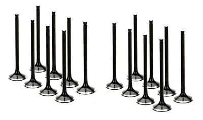 Supertech SS Black Nitrided Engine Valves Set STD Size Honda B16A B17A B18C VTEC • $278.98