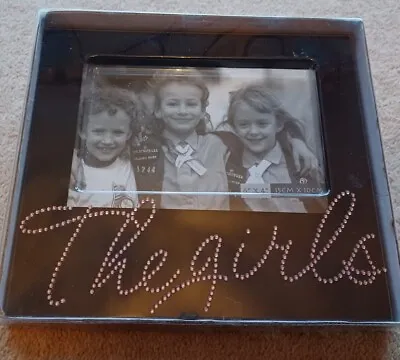 Impressions By Juliana  The Girls  Black Glass Photograph Frame - BRAND NEW  • £0.99