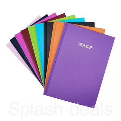 2024-2025 Academic A5 A4 Diary - Day A Page Week To View Hardback School Planner • £3.99