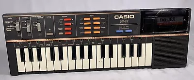 Vintage CASIO PT-82 Keyboard Synthesizer With Rom Working Missing Battery Panel • $34.99
