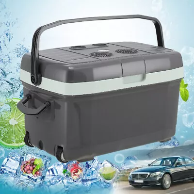 45L Cooler Box Coolbox Portable Camping Travel Car Drinks Food Cooler Warmer • £135.95