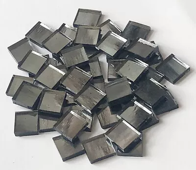 100 1/2  Dark Gray SILVERCOAT MIRROR (discontinued) Glass Mosaic Tiles • $5.25