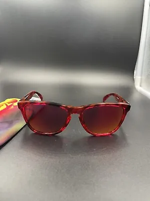 Oakley Frogskin Acid Tortoise Pink W/ Ruby Iridium Lenses • $200