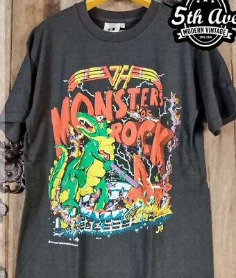 MONSTERS OF ROCK NEW BAND T SHIRT Gift For Rock Fan Black Color • $16.91