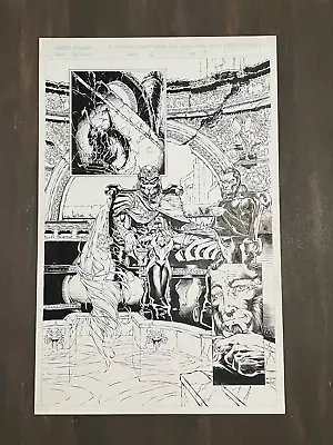 💥 Michael Turner Original Comic Art Page To Ballistic # 1 11x17 D-Tron Inks 💥 • $2497