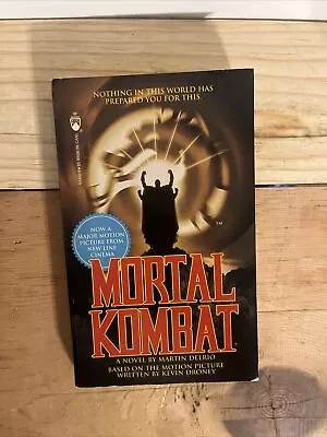 Mortal Kombat Paperback 1995 First Printing Martin Delrio Movie Novel Goro Cover • $19