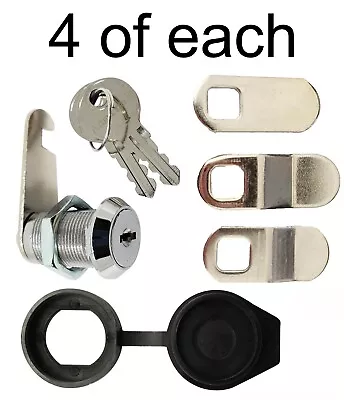 $24.99 • Buy 4x Admiral 1 Inch RV Compartment Door Cam Lock Camper Storage Door NOT CH751
