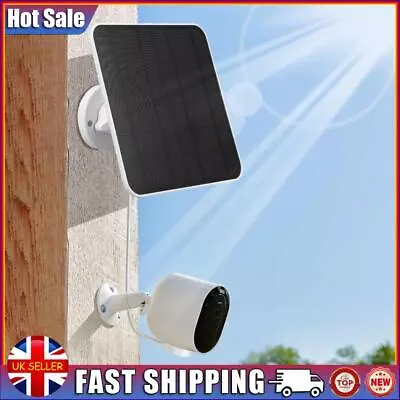 5 V Solar Charging Panels Adjustable Wall Mount For Arlo Pro 5S/4/3(White 6W) • £17.19