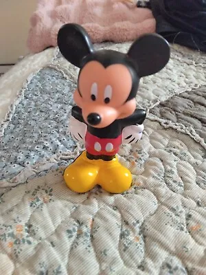 MICKEY MOUSE Disney Figure Figurine 4  Tall Hands On Hips Long Nose • $5.99