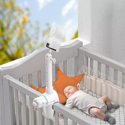 Baby Monitor Mount For VTech VM5463/RM5764HD Universal Crib Bracket Holder • £21.99